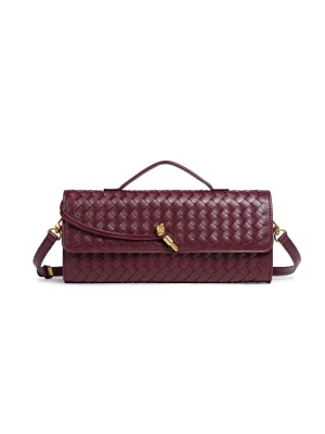 Borsa Donna Intrecciata a Tracolla Elegante Clutch