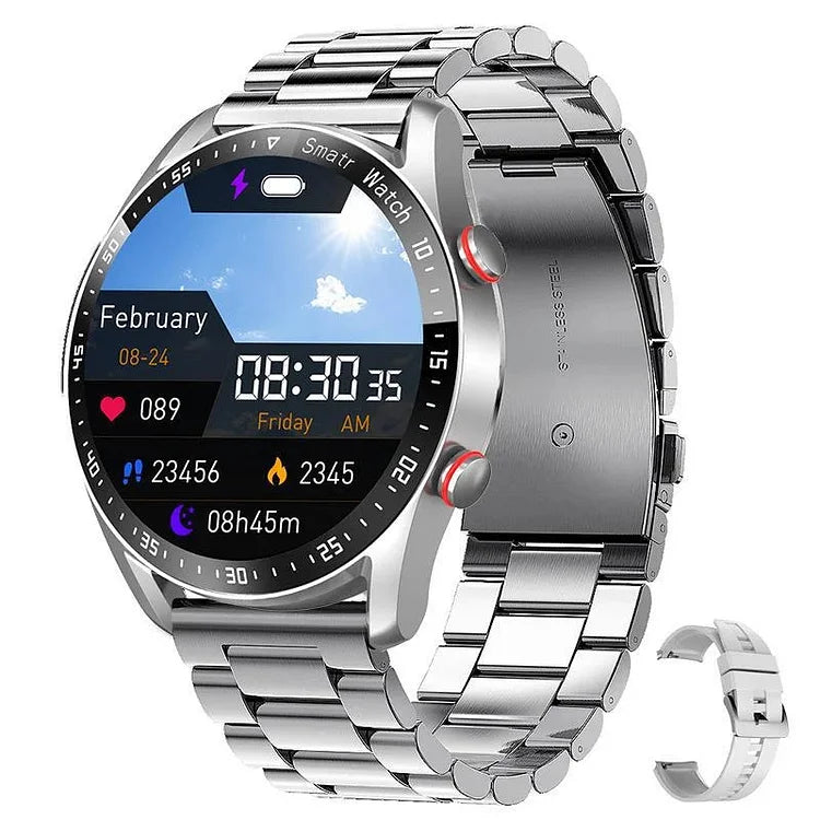 Smartwatch Monitoraggio Glicemia Non Invasivo Chiamate Bluetooth - immagine 6