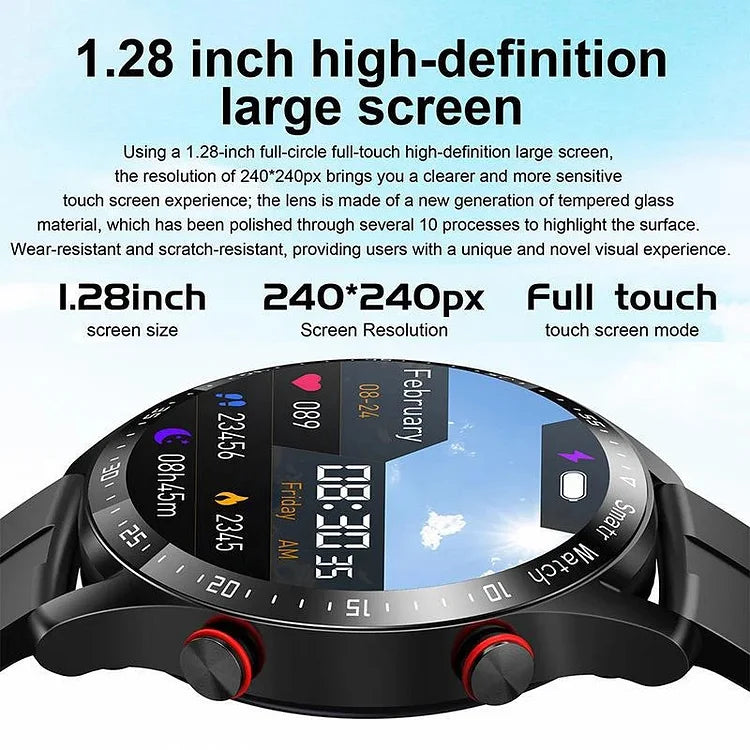 Smartwatch Monitoraggio Glicemia Non Invasivo Chiamate Bluetooth - immagine 11