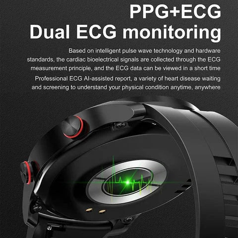 Smartwatch Monitoraggio Glicemia Non Invasivo Chiamate Bluetooth - immagine 9