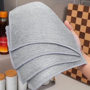 Panni Abrasivi Inox Resistenti per Pulizia Profonda Casa