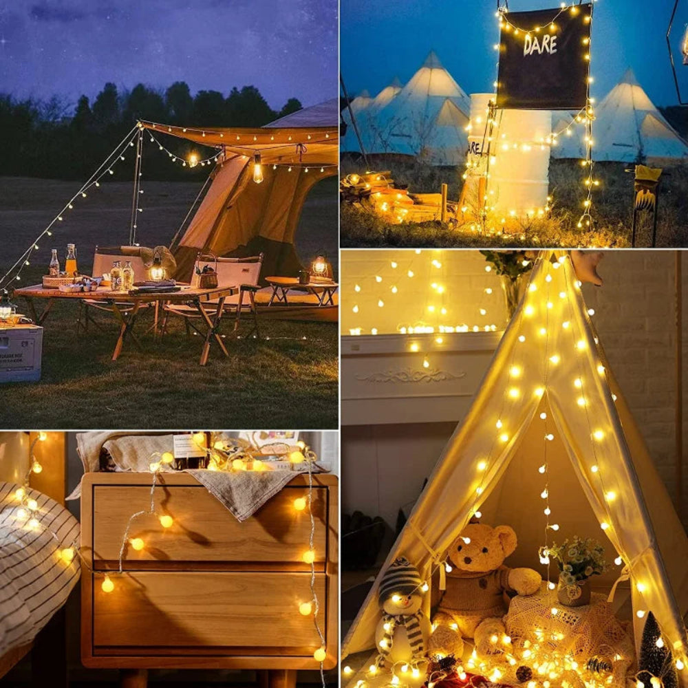 Ghirlanda Solare LED Esterno Impermeabile Giardino e Balcone - immagine 5