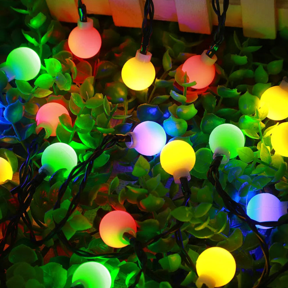 Ghirlanda Solare LED Esterno Impermeabile Giardino e Balcone - immagine 2