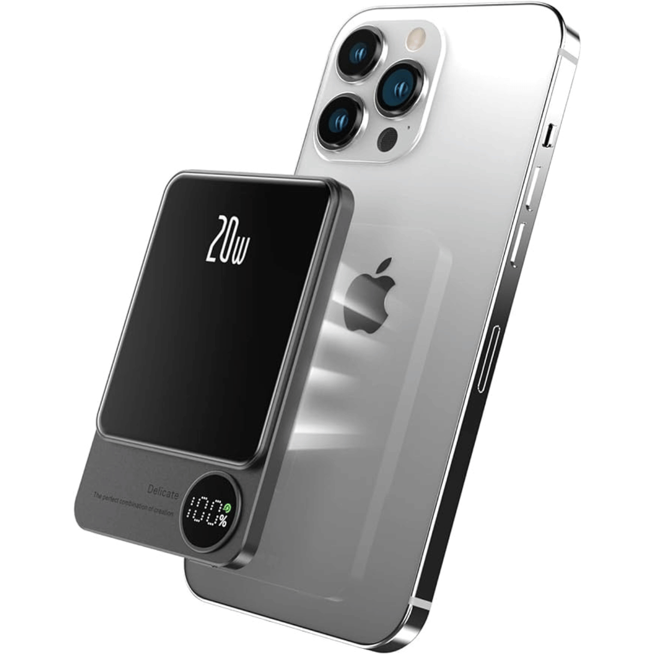 Batteria Portatile Magnetica Wireless Ricarica Rapida USB-C iPhone