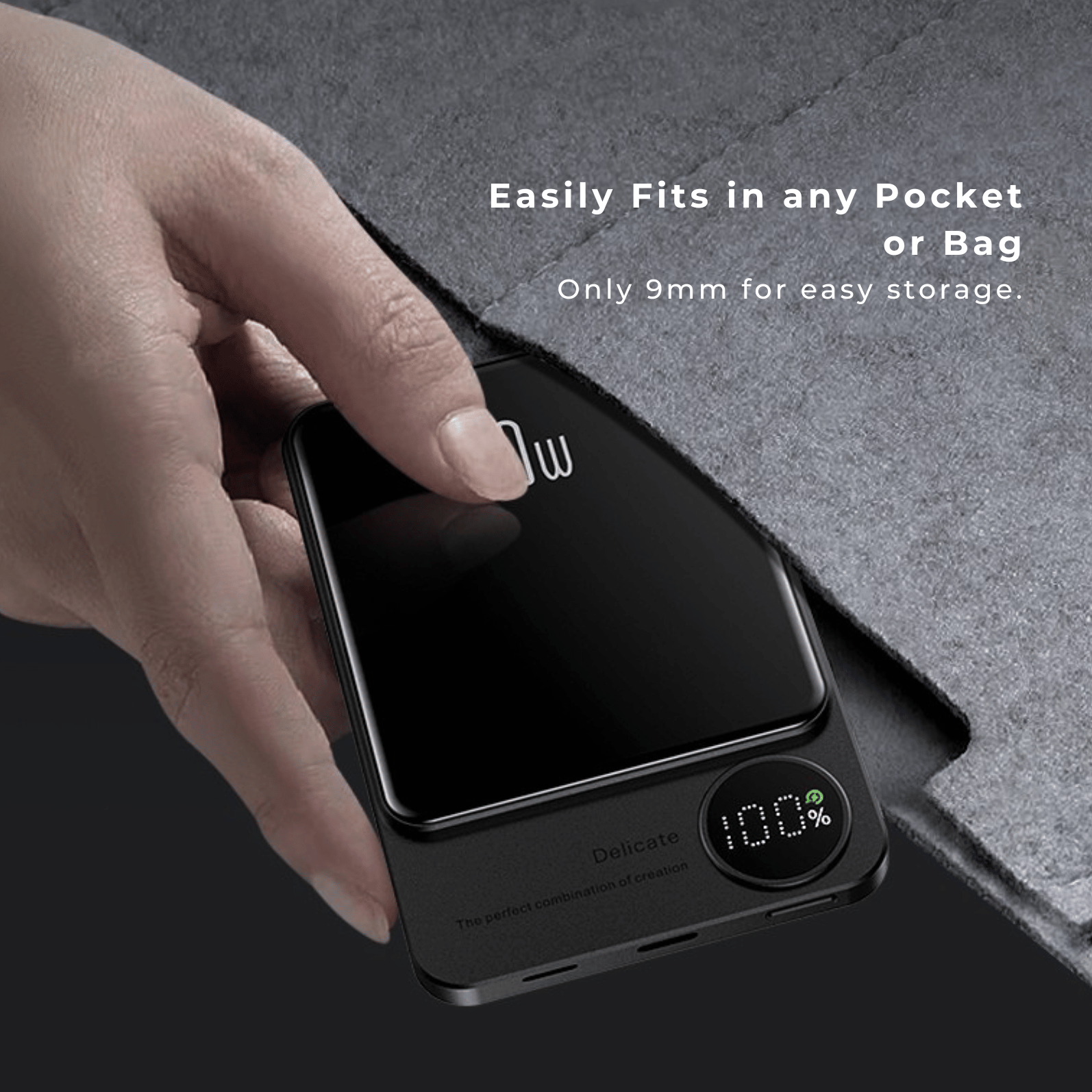 Batteria Portatile Magnetica Wireless Ricarica Rapida USB-C iPhone - immagine 8