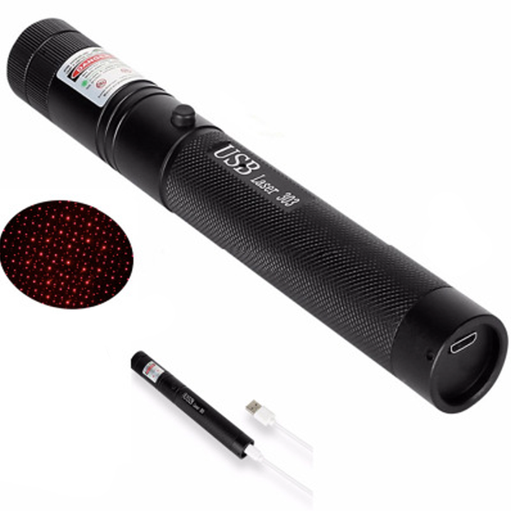 Puntatore Laser Alta Potenza USB Ricaricabile Portata Estesa - immagine 11
