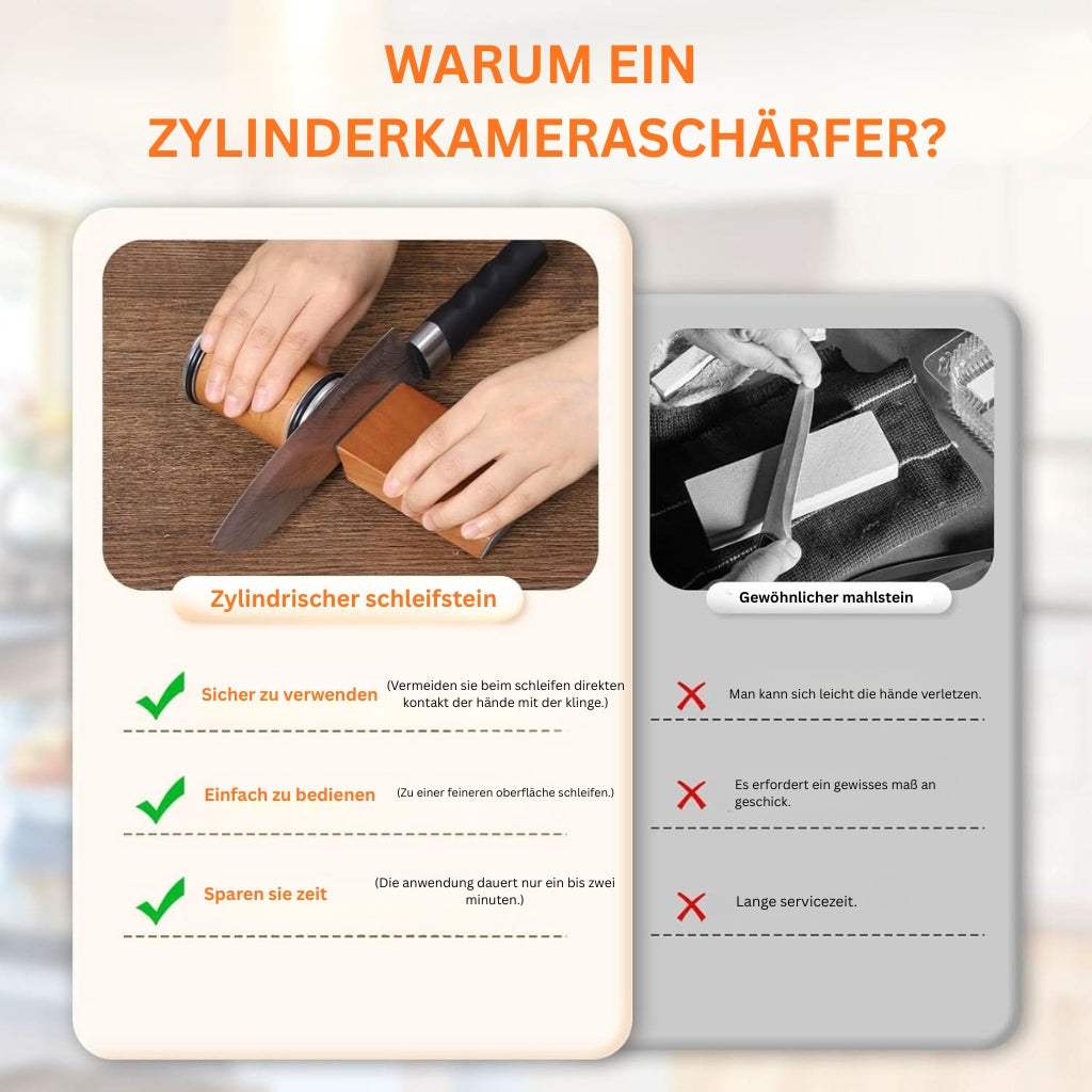 Affilacoltelli Diamante Guida Angolare Professionale Cucina Campeggio - immagine 8
