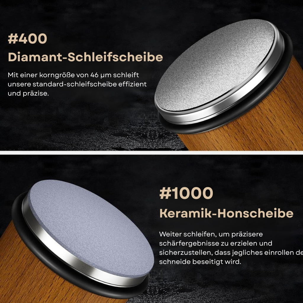 Affilacoltelli Diamante Guida Angolare Professionale Cucina Campeggio - immagine 9