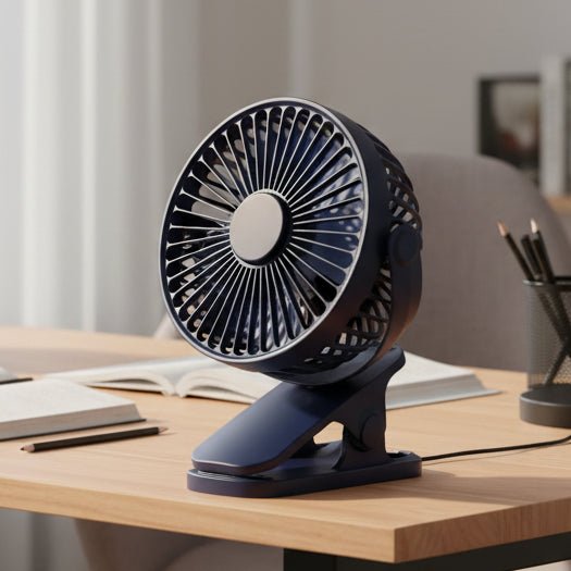 Mini Ventilatore USB a Clip per Scrivania e Viaggi - immagine 5
