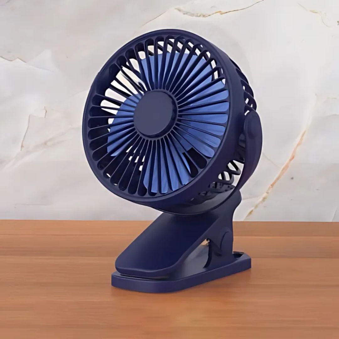 Mini Ventilatore USB a Clip per Scrivania e Viaggi - immagine 4