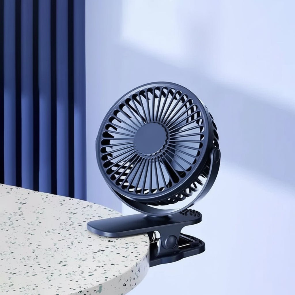 Mini Ventilatore USB a Clip per Scrivania e Viaggi - immagine 8