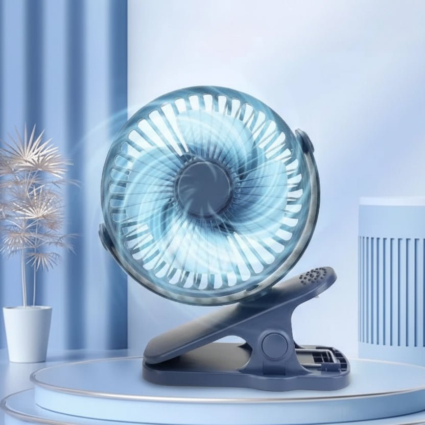 Mini Ventilatore USB a Clip per Scrivania e Viaggi - immagine 9