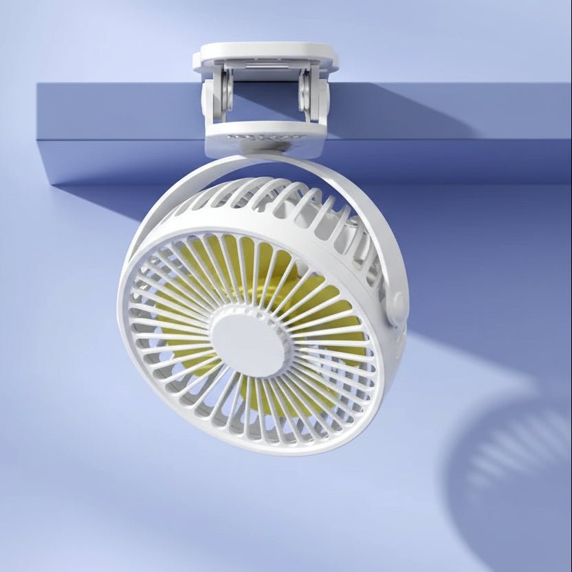 Mini Ventilatore USB a Clip per Scrivania e Viaggi - immagine 11