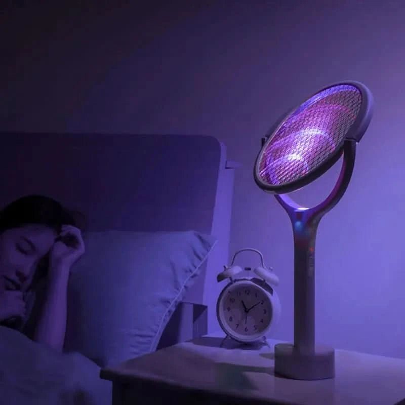 Lampada Antizanzare USB Ricaricabile Griglia Sicurezza Interno Esterno - immagine 4