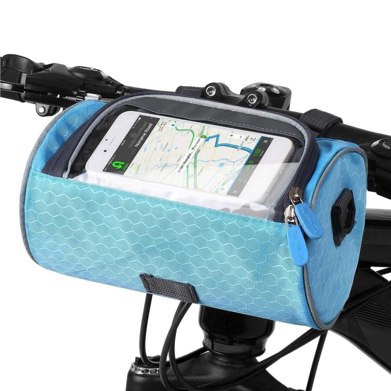 Borsa Bici Manubrio Touchscreen per Smartphone GPS - immagine 5